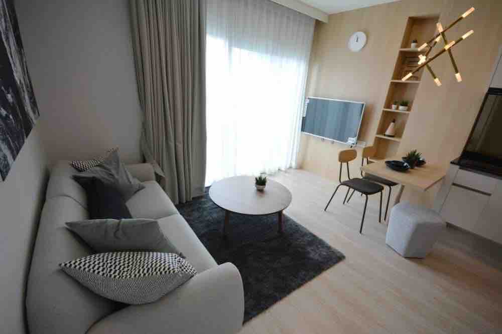 For rent Noble Revolve Ratchada 2 bedrooms 2 baths unblocked view – รูปที่ 3