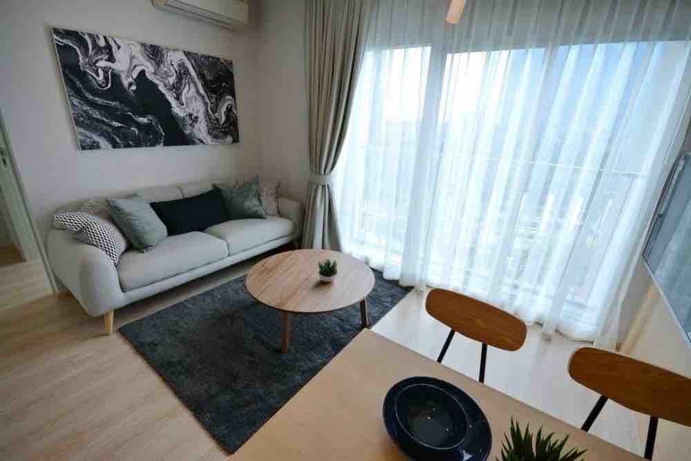 For rent Noble Revolve Ratchada 2 bedrooms 2 baths unblocked view – รูปที่ 4