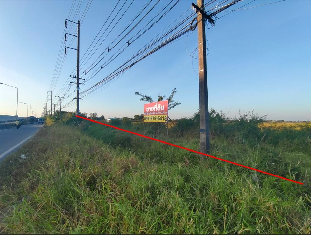 Land for sale on Suwinthawong Road, 123 rai, next to Bangkok. – รูปที่ 4