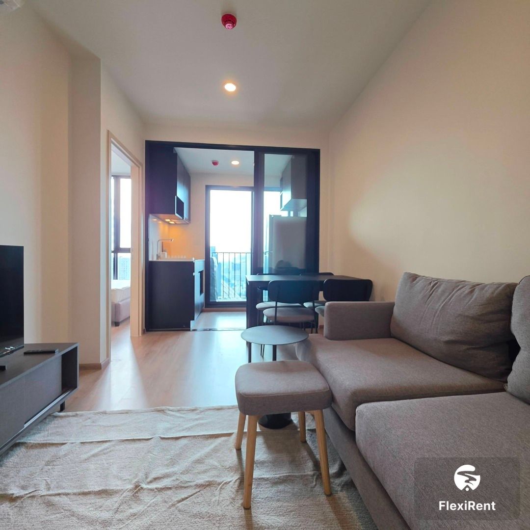 🔥Urgent Rental🔥 Noble Nue District R9 🚆 Only 180 m. to MRT Phra Ram 9 | High Floor City View